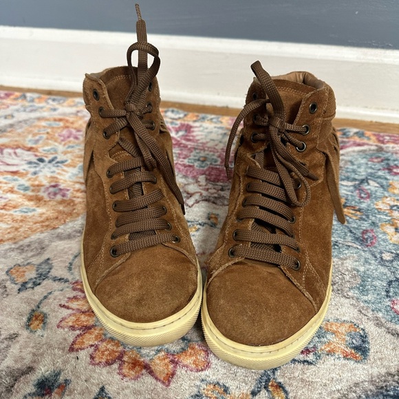 Suede Fringe High Top size 39 (8) Steve Madden - Picture 3 of 7